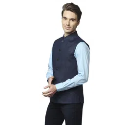 park avenue Solid Men Waistcoat image 4