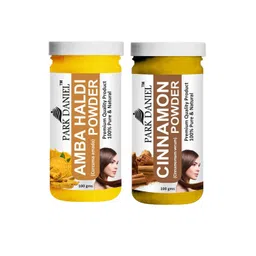 Park Daniel Set Of 2 Cinnamon Powder & Amba Haldi Powder For Skin & Hair - 100 g Each-picture-40