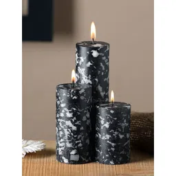Parkash Candles 3-Pcs Black & White Marble Finish Flora by Gucci Scented Pillar Candles-picture-11
