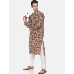 PAROKSH Men Ethnic Motifs Printed Kurta image 4