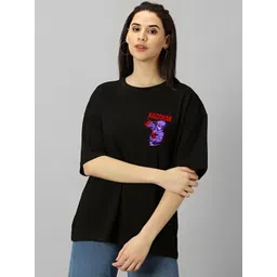 Parona Women Printed Applique T-shirt-picture-28