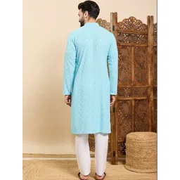 Parrth Enterprisess Men Regular Kurta with Salwar image 5