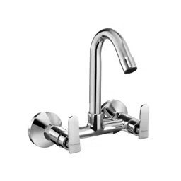 Parryware Casa Wall Mounted Twin Lever Brass Sink Mixer, T1935A1-picture-45