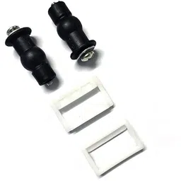 parryware Seat Cover Hinges, Washer & Nuts Set, Durable Finish 40mm (Pack of 2) Clamp Fit Toilet Seat Lid Lock-picture-29