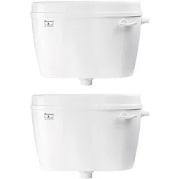parryware Slimline Tip Top Polypropylene Cistern ( 45x13x30.2cm )set of 2 pic 022 Single Flush Tank-picture-10