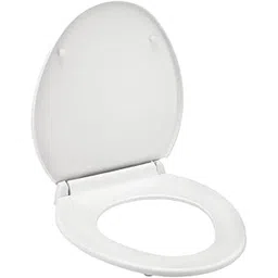 Parryware Solid Toilet Seat Cover (Standard Size, Ultra White) I Polypropylene Round Seat Cover | E80941C-picture-10