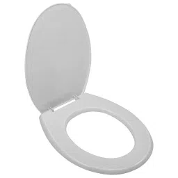 Parryware Sparkle Seat Cover Oval Shape Plastic White, E8387-picture-48