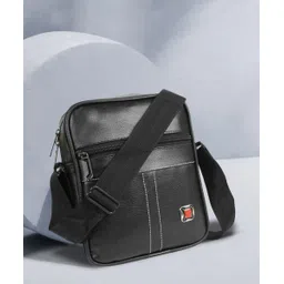 parsley Men Black Messenger Bag-picture-15