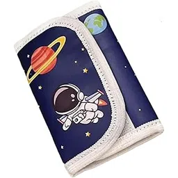 parteet Unisex-Child Leather Space Portable Trifold Silicon Cartoon Wallet For Kids/Slim Front Pocket Wallet Zipper | Birthday Party Return Gifts For Kids,Blue-picture-18