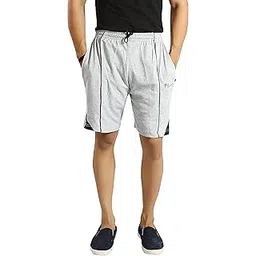 particle Plus Size Regular Fit Cotton Shorts for Men (Waist Sizes 36 to 52 inches)-picture-39