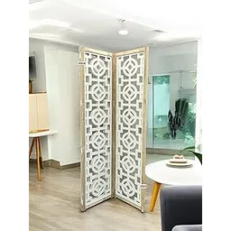 Partition King Wooden Room Partition |Wooden Room Divider for Living Room |Room Separator 2 Panels Room Divider Screen Separator Panel for Home (2 Panel)-picture-21