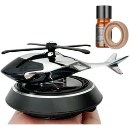 partizano Solar Powered Helicopter Air Freshener Car Airplane Fragrance Diffuser Ornament Diffuser-picture-25