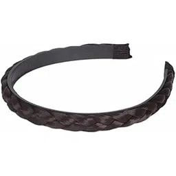 partycart 1pcs Synthetic Braided Hairband Hair Braid Hairband Faux Headband (BROWN) Hair Accessories-picture-48