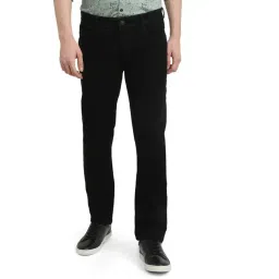 Parx Black Cotton Slim Fit Jeans-picture-12