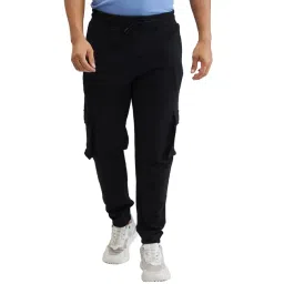 Parx Black Jogger Fit Joggers-picture-29