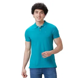 Parx Blue Regular Fit Polo T-Shirt-picture-39