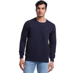 Parx Blue Regular Fit Sweatshirts-picture-23