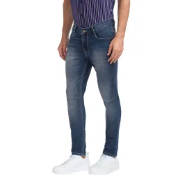 Parx Blue Skinny Fit Jeans image 3