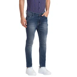 Parx Blue Skinny Fit Jeans image 4