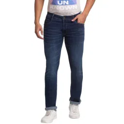 Parx Blue Slim Tapered Fit Jeans-picture-48