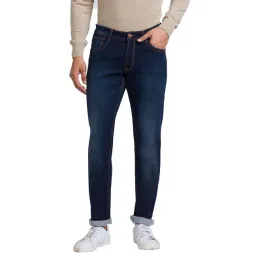 Parx Blue Slim Tapered Fit Jeans-picture-20