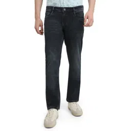 Parx Dark Blue Cotton Slim Fit Jeans-picture-38
