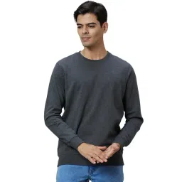Parx Grey Regular Fit Sweatshirt-picture-31