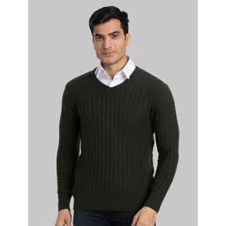Parx Men Checked Pullover-picture-31