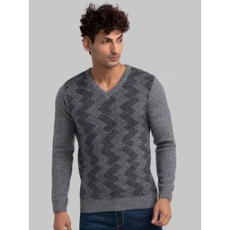 Parx Men Chevron Printed Pullover-picture-16