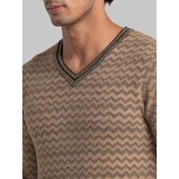 Parx Men Chevron Striped Pullover image 2