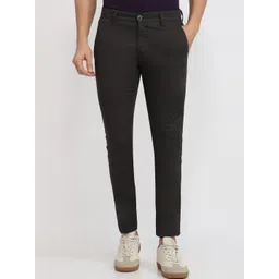 Parx Men Classic Tapered Fit Low-Rise Chinos Trousers-picture-28