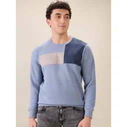 Parx Men Colourblocked Pullover Sweatshirt-picture-34