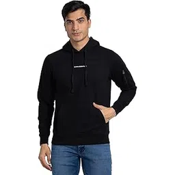 parx Men Regular Fit Graphic Pattern Cotton Polyester Blend Hood Neck Full Sleeve Casual Sweatshirt-picture-10