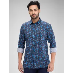 Parx Men Slim Fit Floral Opaque Printed Casual Shirt-picture-21