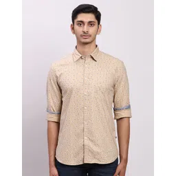 Parx Men Slim Fit Floral Opaque Printed Casual Shirt-picture-23