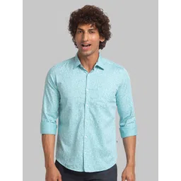 Parx Men Slim Fit Floral Opaque Printed Casual Shirt-picture-22