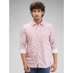 Parx Men Slim Fit Floral Opaque Printed Casual Shirt-image-9