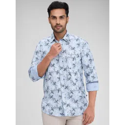 Parx Men Slim Fit Floral Opaque Printed Casual Shirt-picture-24