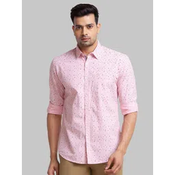 Parx Men Slim Fit Opaque Printed Casual Shirt-image-8