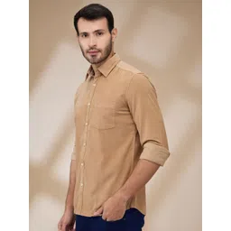Parx Men Spread Collar Solid Cotton Slim Fit Casual Shirt image 4