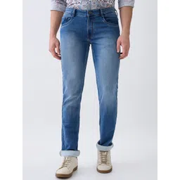 Parx Men Tapered Fit Mid-Rise Heavy Fade Jeans-picture-23