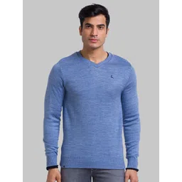 Parx Men V-Neck Acrylic Pullover Sweater-picture-14