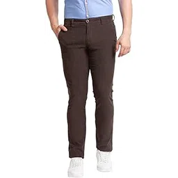 parx Men's Regular Fit Cotton Casual Pant (XMTX03336B8_Blue)-picture-25