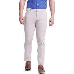 parx Men's Regular Fit Cotton Casual Pant (XMTX03336B8_Blue)-picture-13