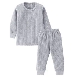 PARYAG Boys Striped Wool Thermal Set-picture-43