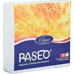 Paseo Elegant International Quality 2 Ply Extra Soft 30 x 30 cm Tissue Paper Napkins 50 Pulls (Pack Of 5)-picture-14