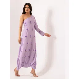 Pasha India Lilac Cotton Rayon Jumpsuit-picture-26
