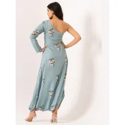 Pasha India Teal Cotton Rayon Jumpsuit image 2