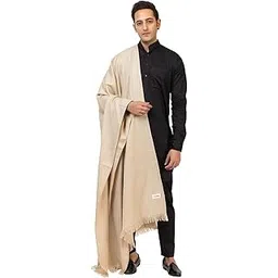 pashgiri Ethnic Wear Solid Pure Wool Plain Woolen Shawl/Lohi for Men and Boys (48X96 in inches)-picture-36