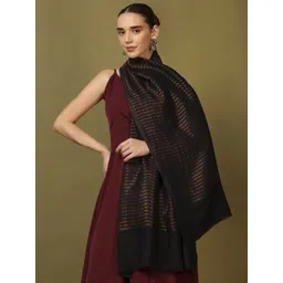 Pashmoda Striped Woolen Shawl-picture-34